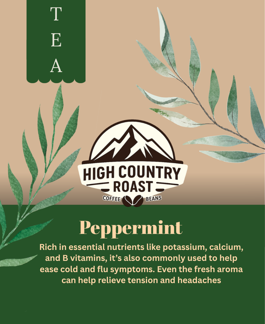 Peppermint tea