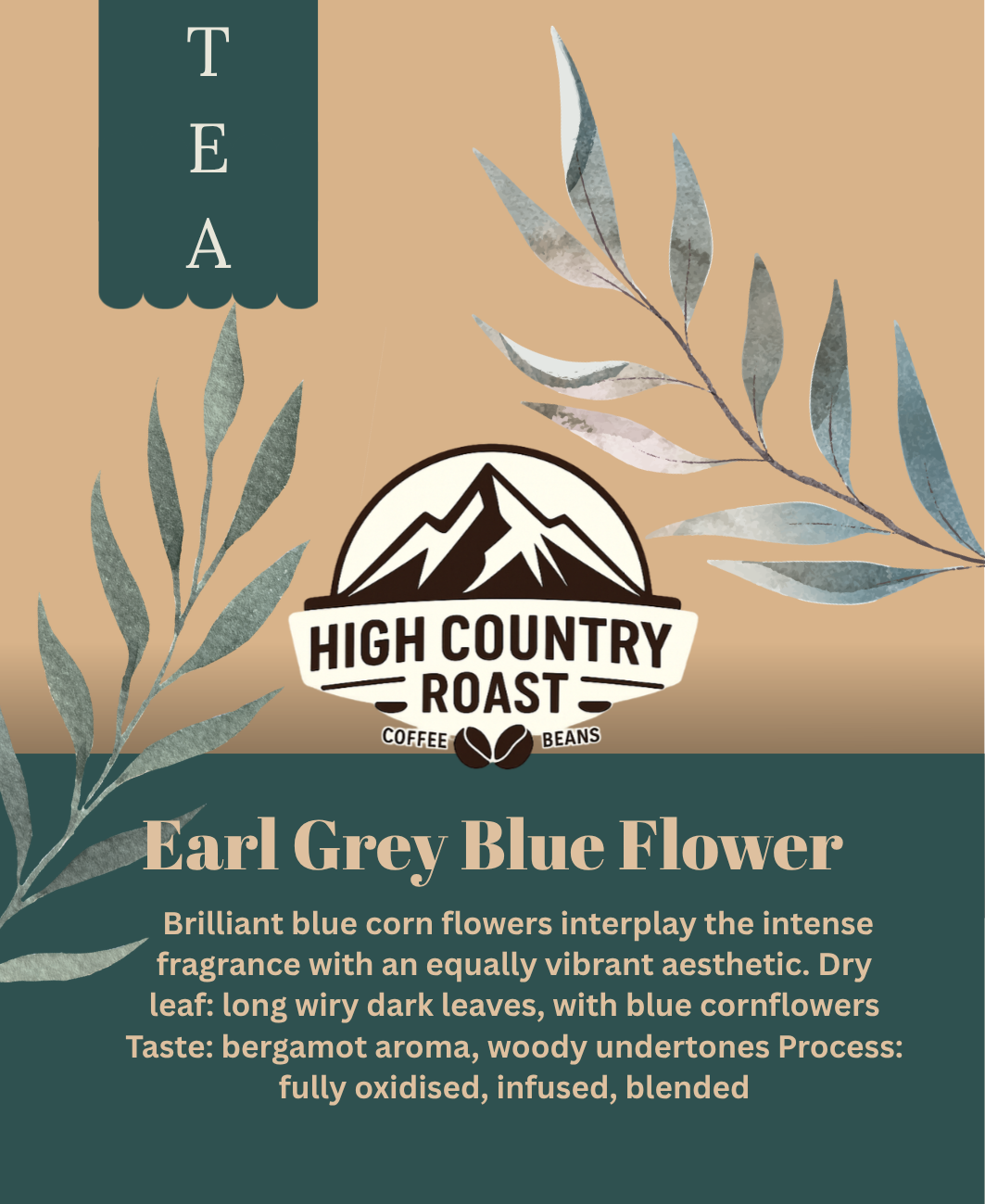 Earl Grey Blue Flower Tea